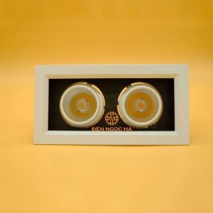 Đèn downlight COB 12w x 2