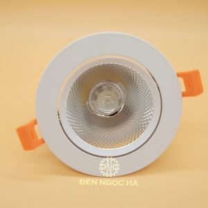 Đèn downlight  COB quay fi90 -10w-Thường